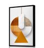 Disck Multicolour Synthetic Wood Wall Art
