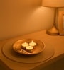 Golden Round Decorative Platter