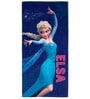 Disney Elsa Frozen Blue 350 GSM Cotton Kids Towels