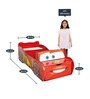 Disney Cars Lightning McQueen Toddler Bed in Red