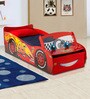 Disney Cars Lightning McQueen Toddler Bed with lightup windscreen in Multi Colour