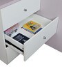 Disney Princess Loft Bed with Study Space in White Finish