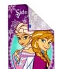 Disney Sisterly Love Frozen Purple 350 GSM Cotton Kids Towels