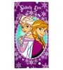 Disney Sisterly Love Frozen Purple 350 GSM Cotton Kids Towels