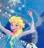 Disney Unleash The Magic Frozen Blue 350 GSM Cotton Kids Towels