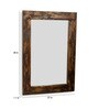 Grey Mango Wood Wall Mirror