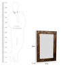 Grey Mango Wood Wall Mirror