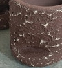 Distress Shape Brown Clay Jar