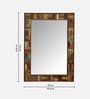 Distress Solid Wood Distress Wood Mirror Big Rectangular Wall Mirror