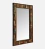 Distress Solid Wood Distress Wood Mirror Big Rectangular Wall Mirror