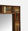 Distress Solid Wood Distress Wood Mirror Medium Rectangular Wall Mirror