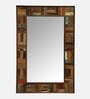 Distress Solid Wood Distress Wood Mirror Medium Rectangular Wall Mirror