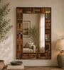 Distress Solid Wood Distress Wood Mirror Medium Rectangular Wall Mirror