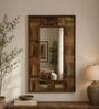 Distress Solid Wood Distress Wood Mirror Small Rectangular Wall Mirror