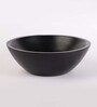 Distressed 280ml Black MDF Serving Bowl