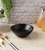 Distressed 280ml Black MDF Serving Bowl