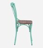 Thornley Metal Cafe Chair in Green Colour (Set of 2)
