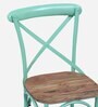 Thornley Metal Cafe Chair in Green Colour (Set of 2)