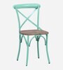 Thornley Metal Cafe Chair in Green Colour (Set of 2)