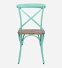 Thornley Metal Cafe Chair in Green Colour (Set of 2)