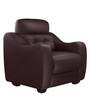 Divine 1 Seater Sofa In Burgundy Colour