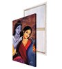 Divine Aura Of Radha Krishna Canvas Printed Art Prints