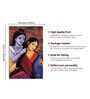 Divine Aura Of Radha Krishna Canvas Printed Art Prints