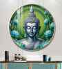 Divine Buddha Acrylic Round Wall Art