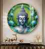 Divine Buddha Acrylic Round Wall Art