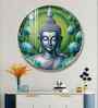 Divine Buddha Acrylic Round Wall Art