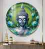 Divine Buddha Acrylic Round Wall Art