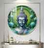 Divine Buddha Acrylic Round Wall Art