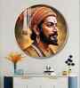 Divine Chhatrapati Shivaji Maharaj Acrylic Round Wall Art