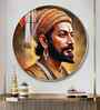 Divine Chhatrapati Shivaji Maharaj Acrylic Round Wall Art