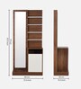 Angel Dressing Unit Teak & White Colour