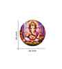 Divine Ganesh Ji Acrylic Round Wall Art
