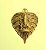 Divine Gold Ganesh Leaf Wall Hanging for Wealth, Wisdom, and Divine Protection