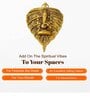 Divine Gold Ganesh Leaf Wall Hanging for Wealth, Wisdom, and Divine Protection