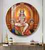 Divine Lord Murugan Acrylic Round Wall Art