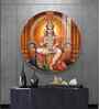 Divine Lord Murugan Acrylic Round Wall Art