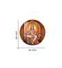 Divine Lord Murugan Acrylic Round Wall Art