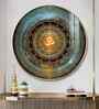 Divine Om Symbol Acrylic Round Wall Art