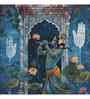 Divine Pichwai Trio Krishna with Cows Pichwai Set of 3 Canvas Art Panels