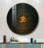 Divine Radiance Om Acrylic Round Wall Art