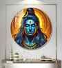 Divine Shiva Acrylic Round Wall Art