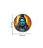 Divine Shiva Acrylic Round Wall Art