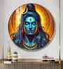 Divine Shiva Acrylic Round Wall Art
