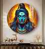 Divine Shiva Acrylic Round Wall Art