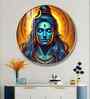 Divine Shiva Acrylic Round Wall Art