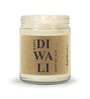Diwali Elegance Lily Scented Candle With Glass Matchbox